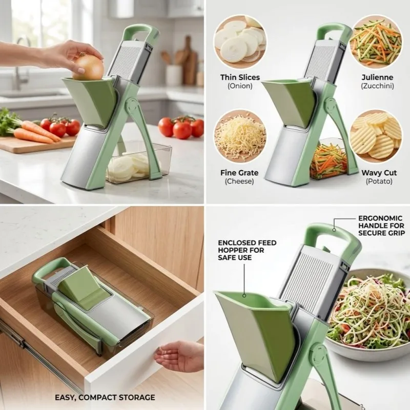 Adjustable Mandoline Vegetable Slicer 3