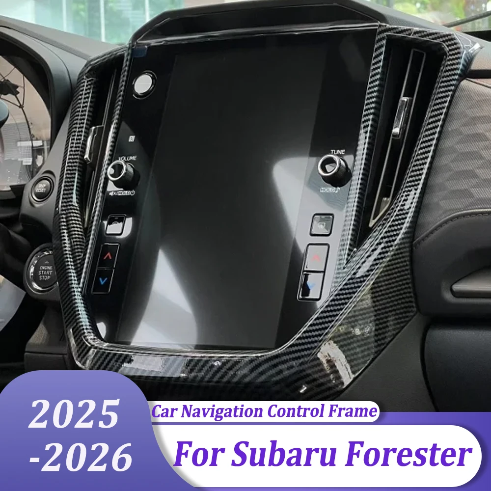 

Внутренняя навигационная рамка управления, накладка на панель, наклейка, авто наклейка, аксессуары для Subaru Forester 2025 2026