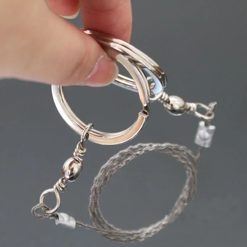 FATCOOL 65cm Outdoor Camping Hiking Manual Hand Steel Rope Chain Saw  Practical Emergency  Gear Steel Wire Kits Travel Tools