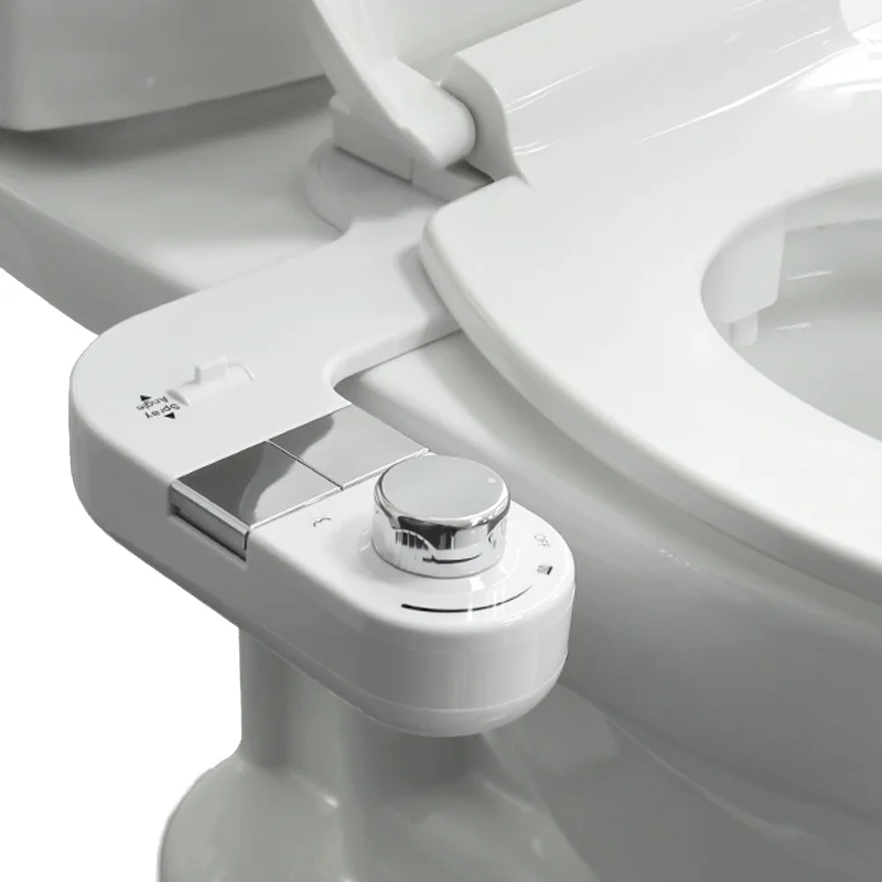Customizable Key Button Toilet Bidet Sprayer Nozzle Self-Cleaning Cold Water Non Electric Toilet Bidet Attachment