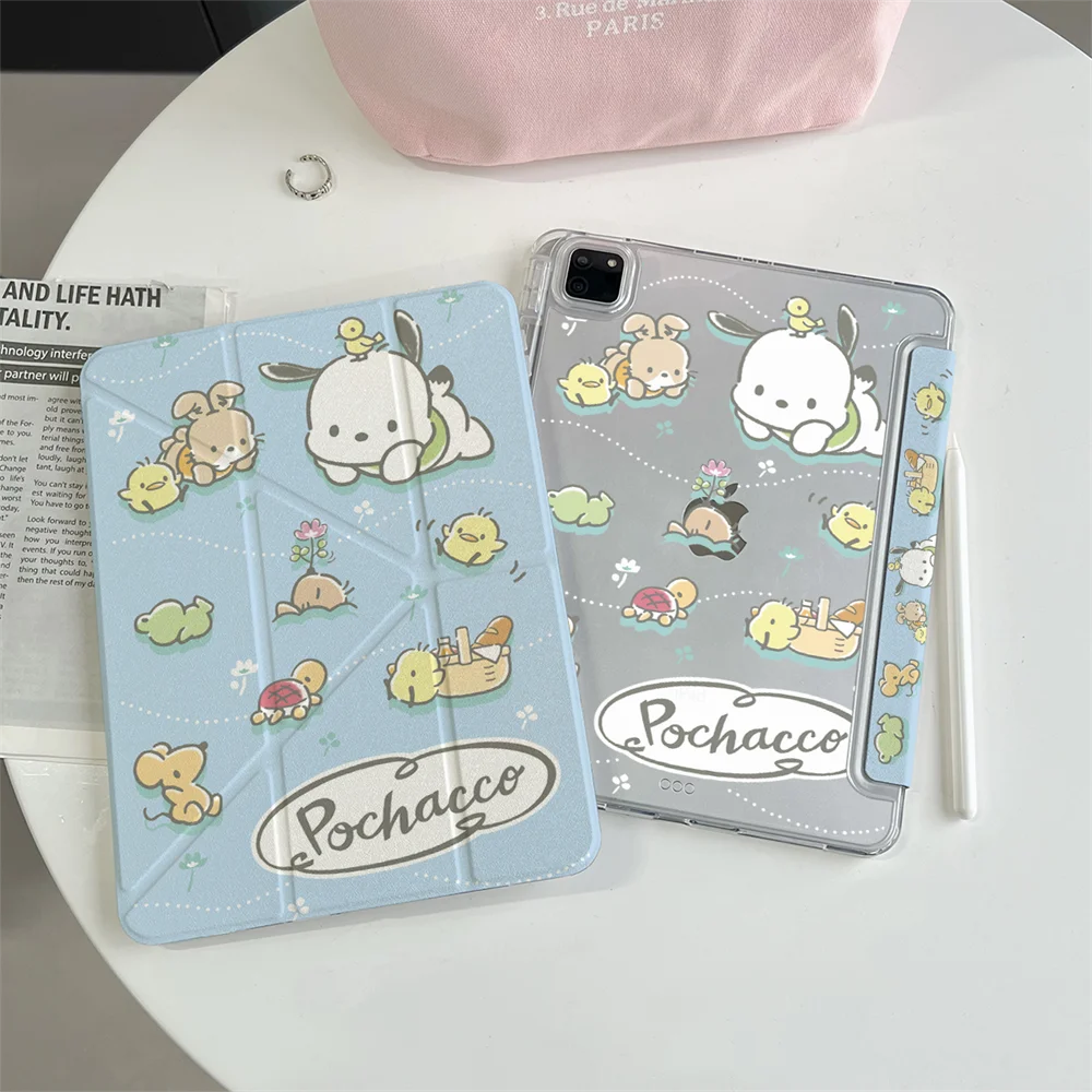 

Y Fold PU Cover For IPad 10th 11th 9 8 7th 10.2 Air11 3 4 5 10.9 Pro11 9.7 10.5 Tablet Protective Case with Pencil Slot