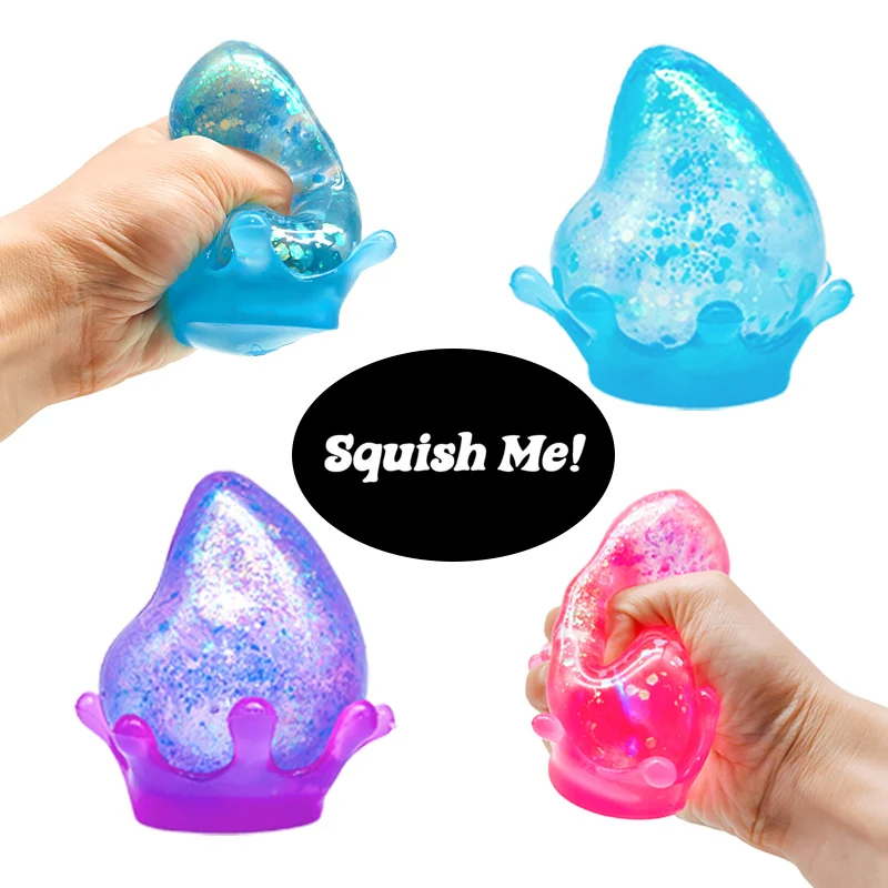 Novel Squeeze Toy Water Drop Squeeze Relaxation Toy, Office Desktop Ornament Relaxation Toy, Maltose Material, Classroom Prize, Party Gift Pack, Halloween/Easter/Christmas Gift, Socks Filling