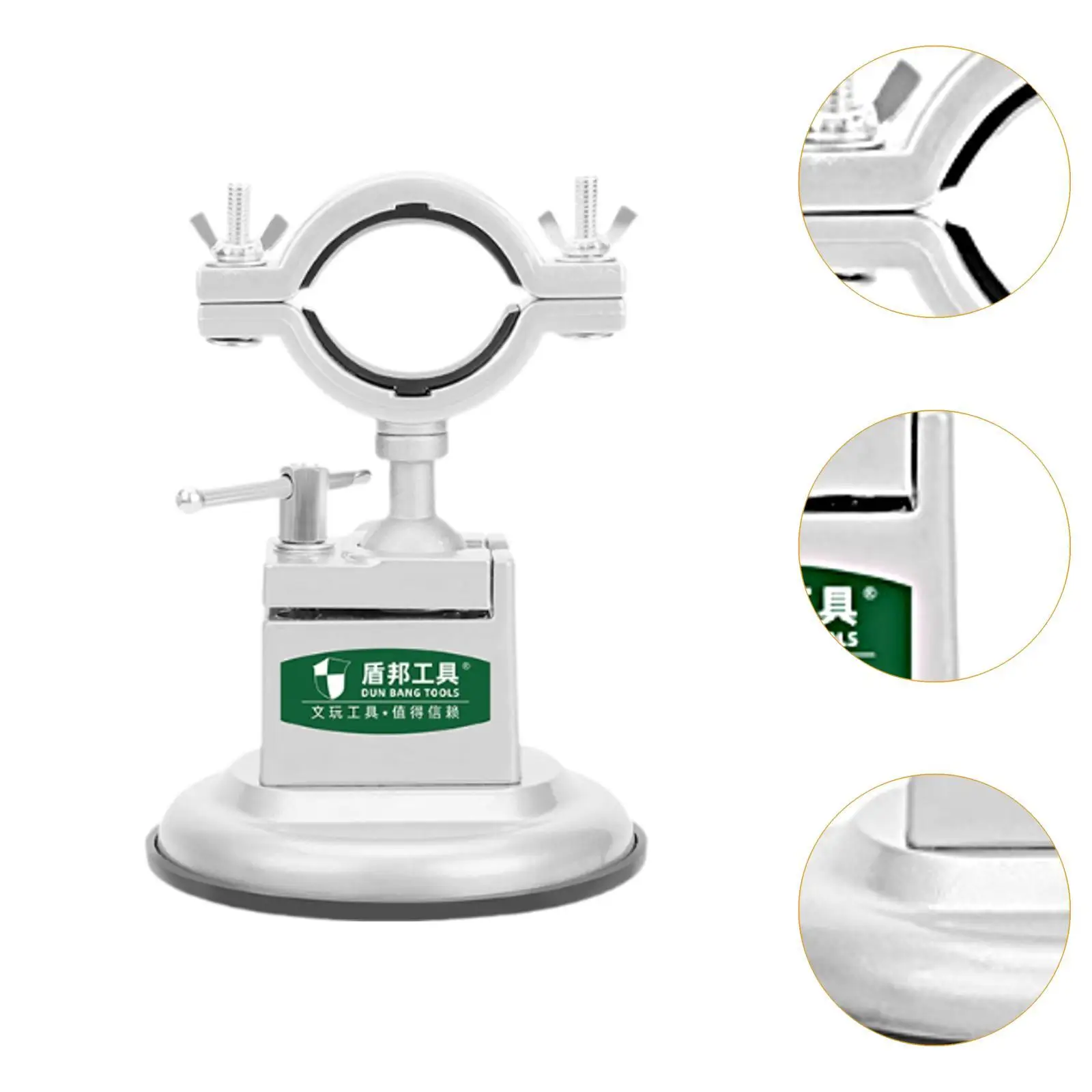 Vacuum Base Vise with 360°swiveling Head Sturdy Multifunctional Accessories