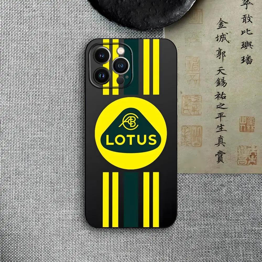 Luxury Lotus Cars Phone Smart Wireless Charging Case for iphone 15 12 14 se 2022 pro max 11 13 xr x xs mini plus funda shell cov