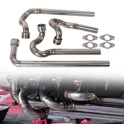 for BMW K100 K100RS Exhaust Header Motorcycle Muffler Pipe Collector Manifold Cafe Racer Scrambler Custom