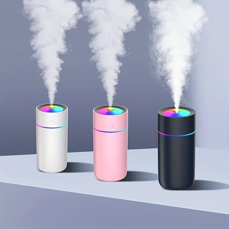 Portable Colorful lamp home car Spray Mist Aroma Essential Oil usb mini h2o Air Diffuser humidifierir