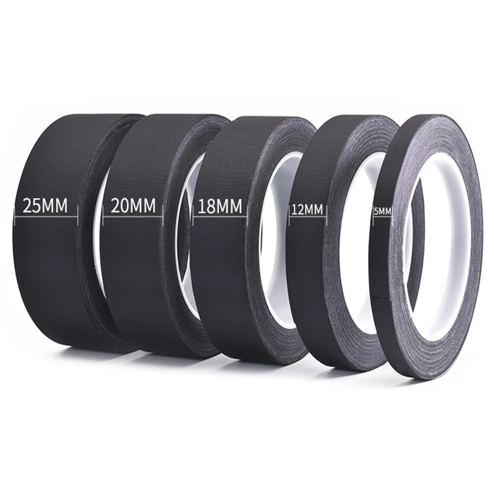 1PCS Black Acetic Acid Adhesive Tape Flame Retardant High Temperature Insulating Acetate Cloth Tape For LCD Repairing