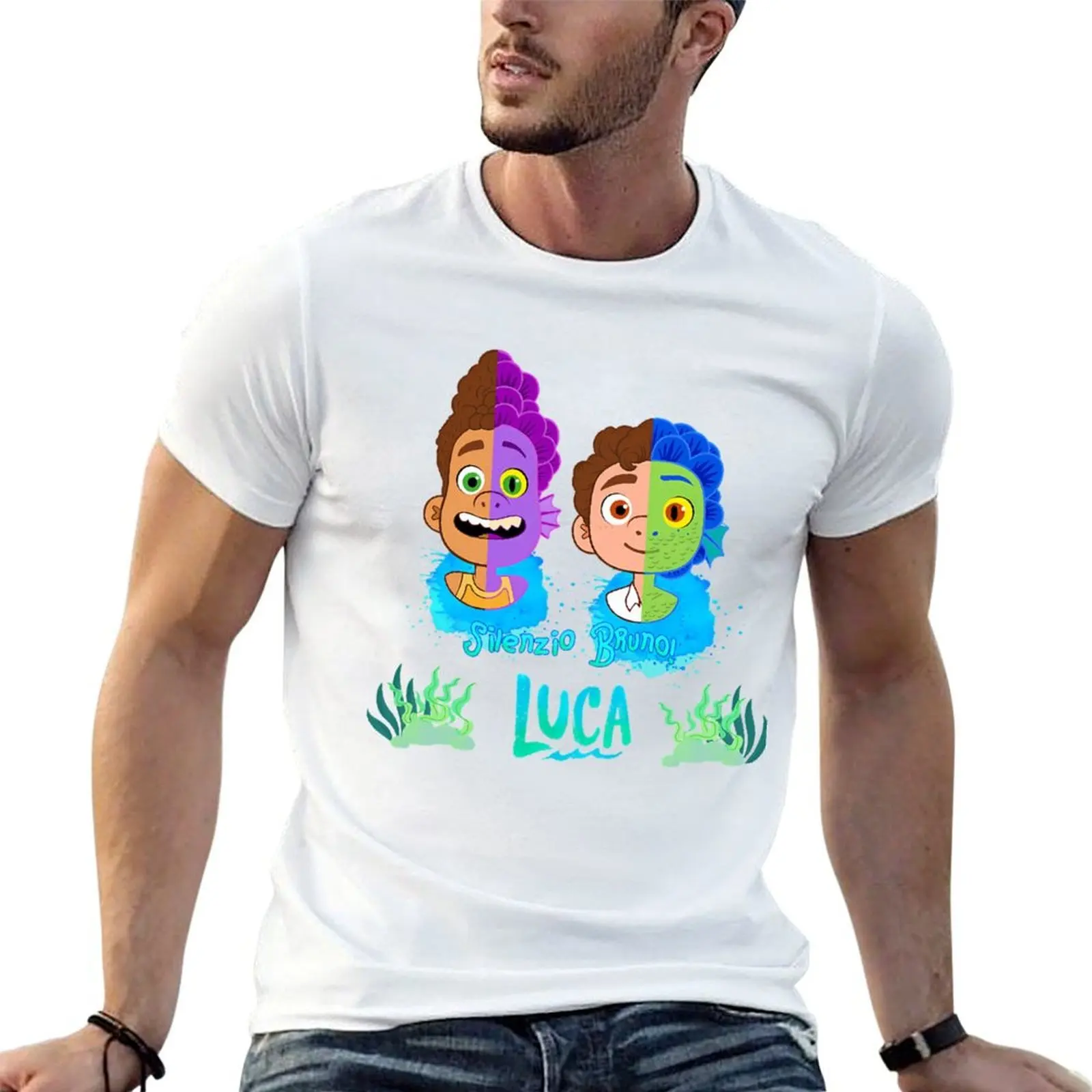 Silenzio bruno 2021 T-Shirt baggy shirts Funny t-shirt outfits for men