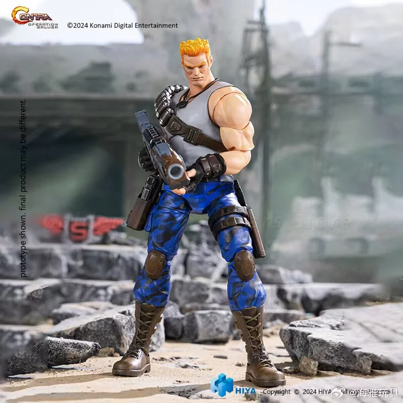 【Spot Goods】Original 1/12 Contra: Operation Garuga - Bill Razer Collectible Gift