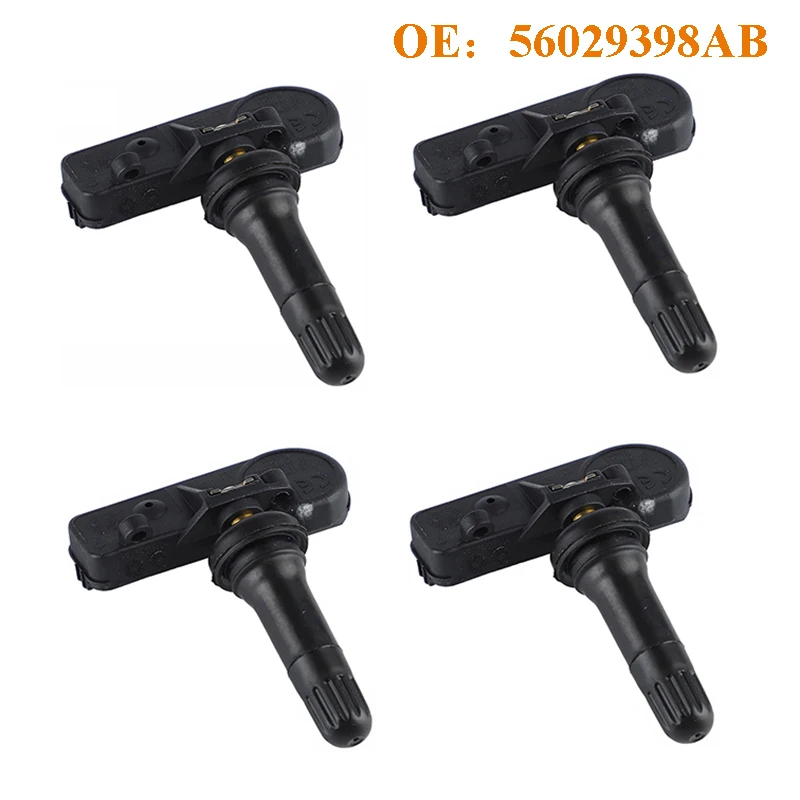 

4 шт. 56029398AB 68241067AA датчик давления в шинах TPMS 433 МГц для Chrysler 300 Dodge RAM Durango Jeep Grand Cherokee Wrangler Fiat