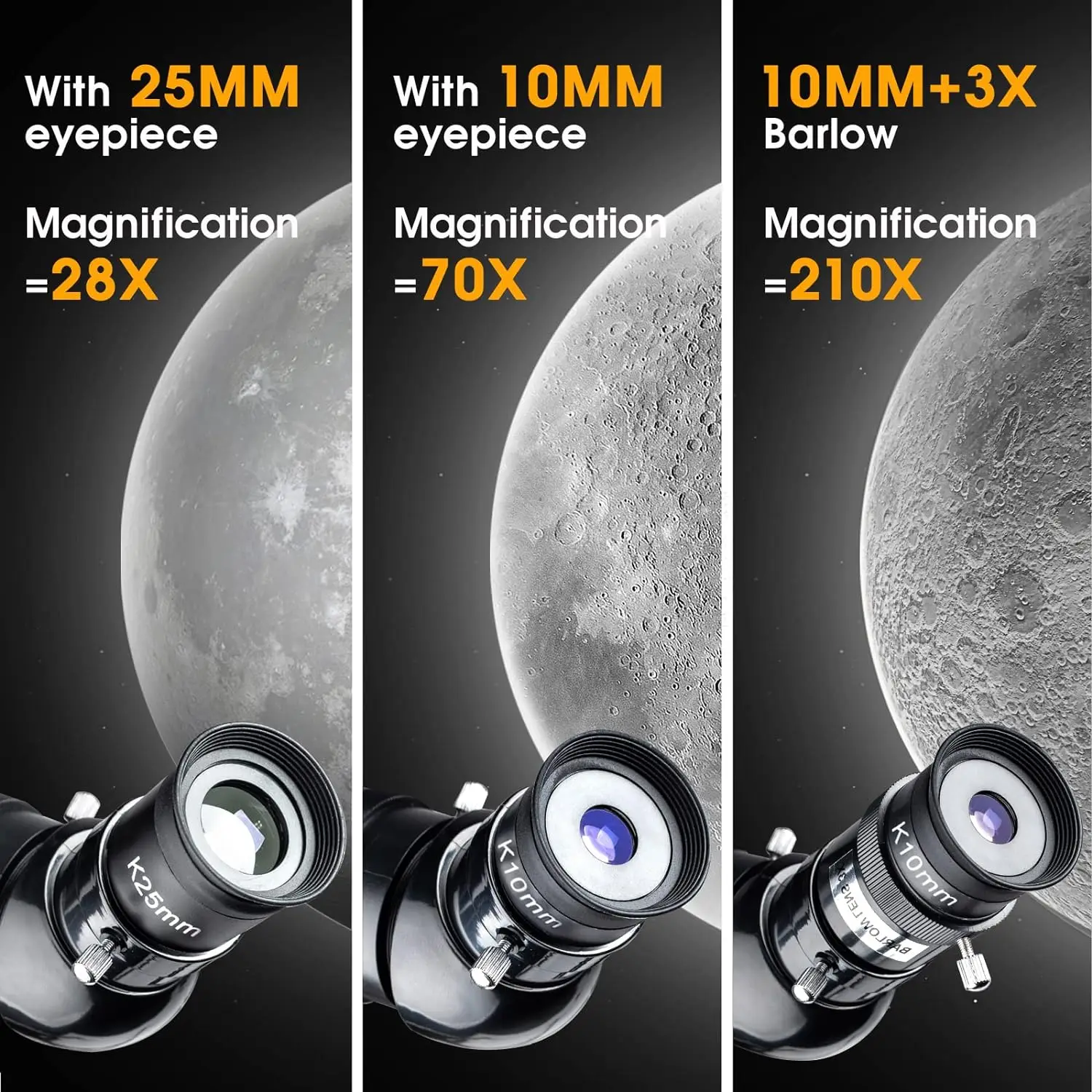 70070mm astronomical telescope refracting portable telescope Suitable for adult and children beginners use for phone