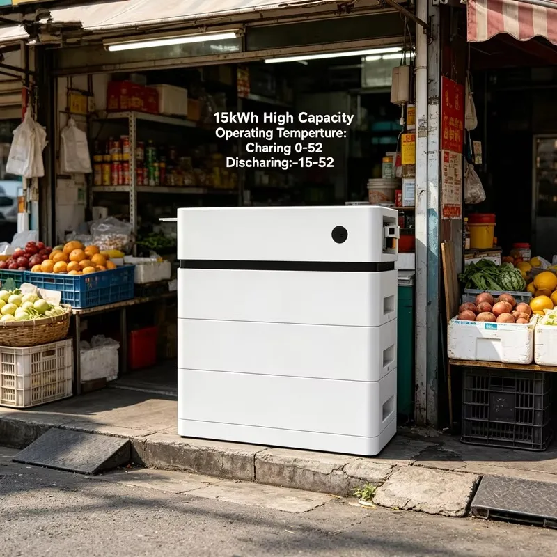 15kWh High Voltage Stackable LiFePO4 Battery Cabinet ESS Commercial Industrial Energy Storage System Custom