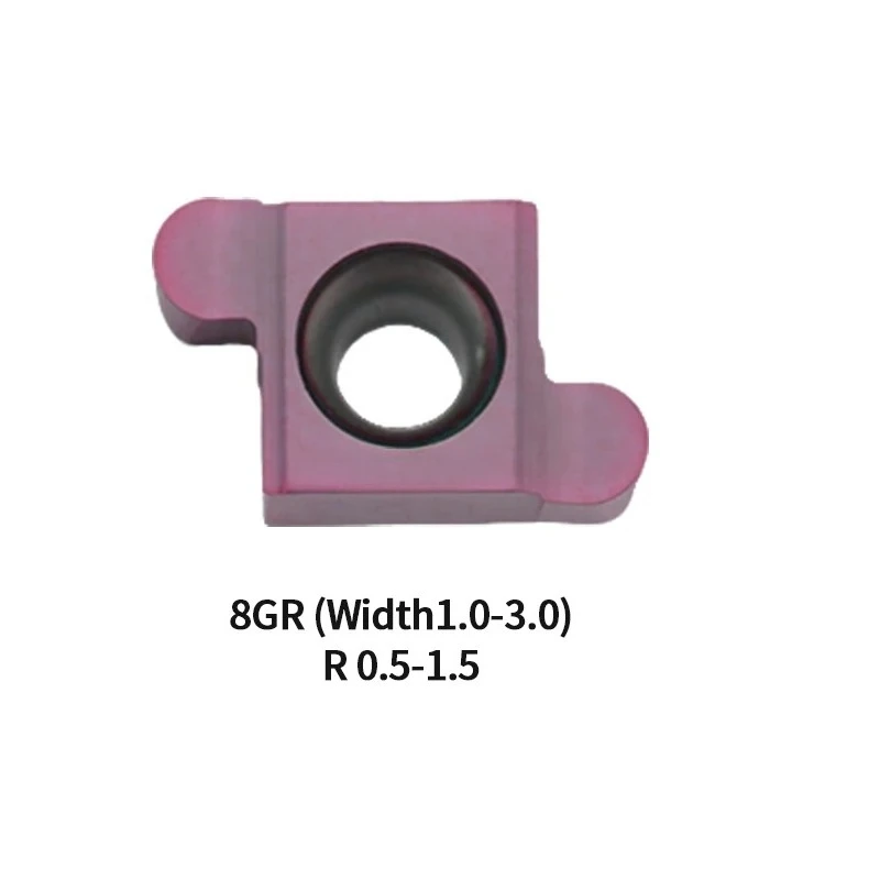 6GR 7GR 8GR 9GR Grooving inserts width 0.5-3.5mm Round Nose R0.5 R0.75 R1.0 R1.25 R1.5 CNC Lathe Goove Tool Carbide Inserts