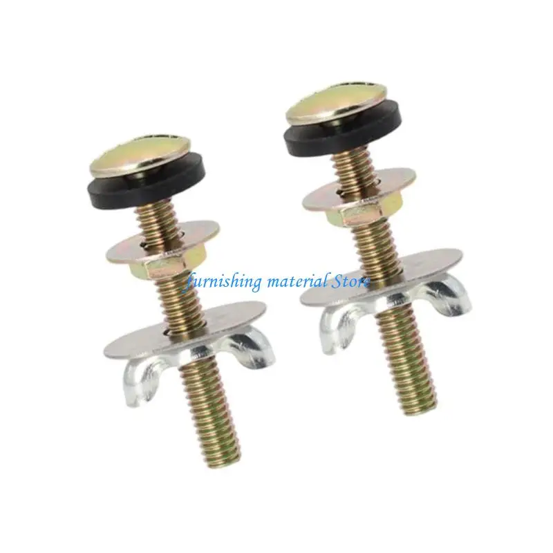 

Y5GD Long LastingSteel Toilet Bolts with Seal Washers Secure Locking