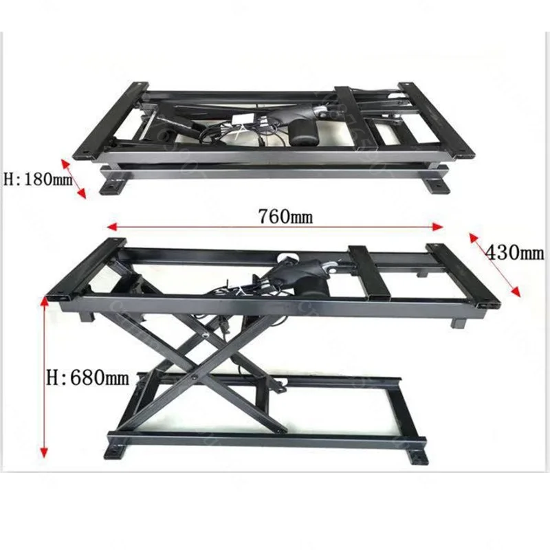 Electric Lifting Bracket, Iron Folding Frame Furniture Hardware for Coffee Table Convert to Dining Table