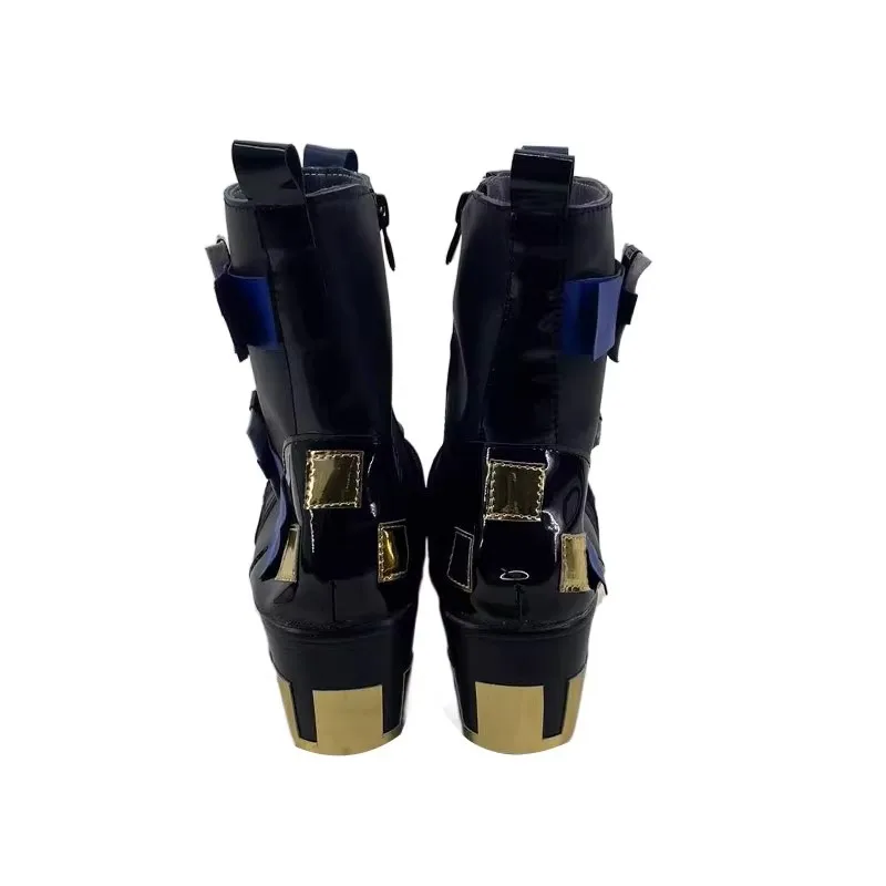 Anime role play kinich cosplay trajes sapatos masculinos adereços de couro do plutônio botas para halloween carnaval festa natal personalizado