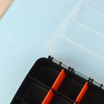 Tool Box Organizers And Storage Plastic Container Compartment Adjustable Detachable Chest Case For Tool Hardware Fastaner Screw