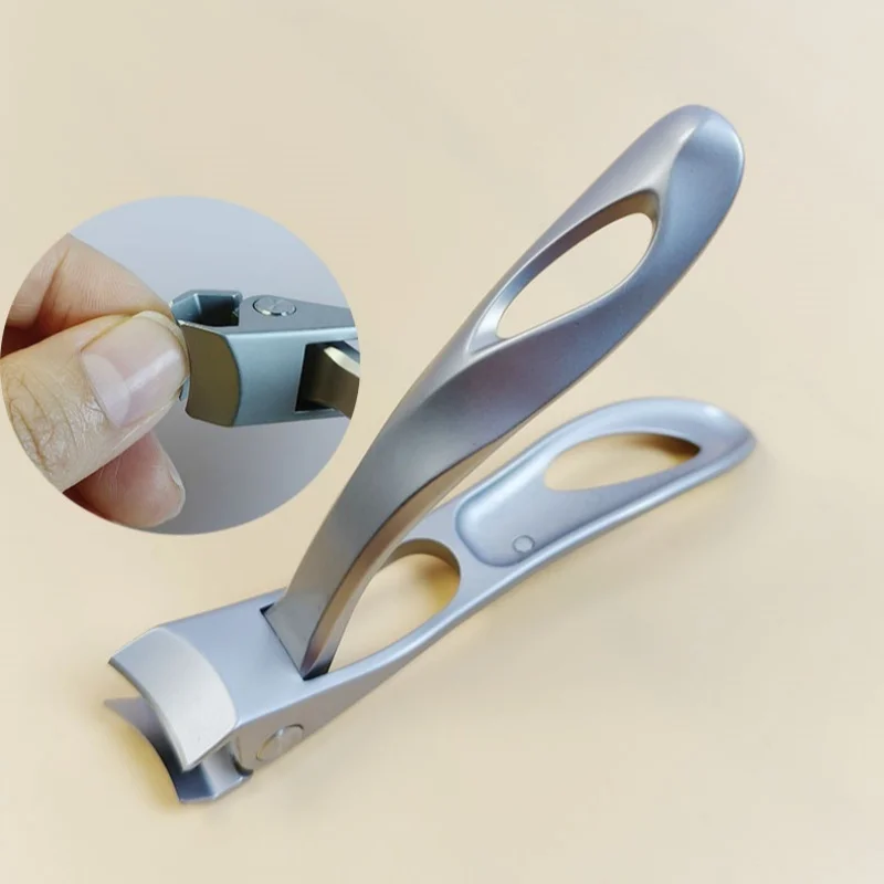 

Stainless Steel Anti Splash Nail Clipper Large Opening Thick Hard Toenail Fingernail Nail Cutter Manicure Trimmer Pedicure Tools