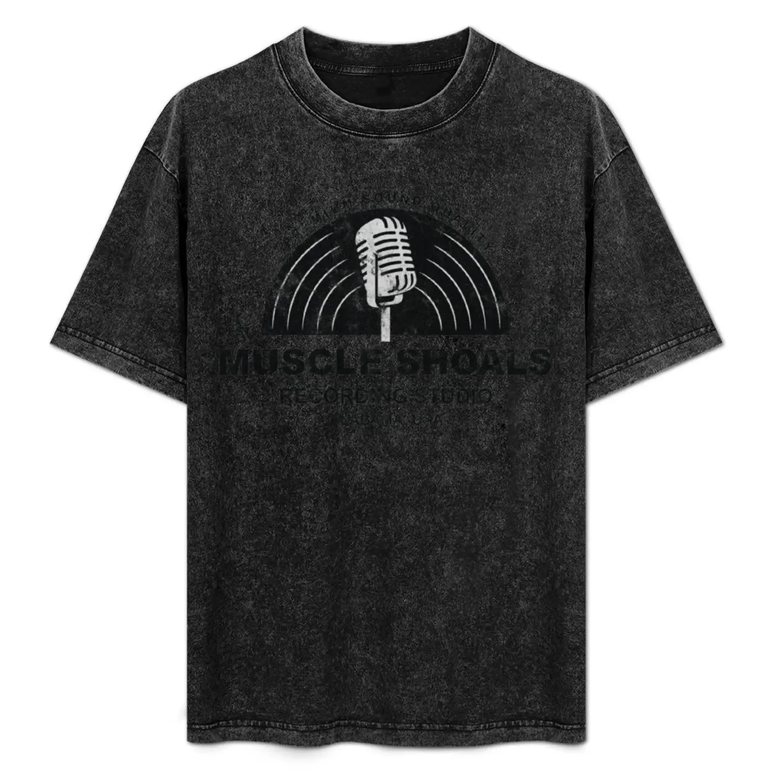 Muscle Shoals Recording Studio Distressed (Official) T-Shirt plain vintage anime shirt tee shirts for men