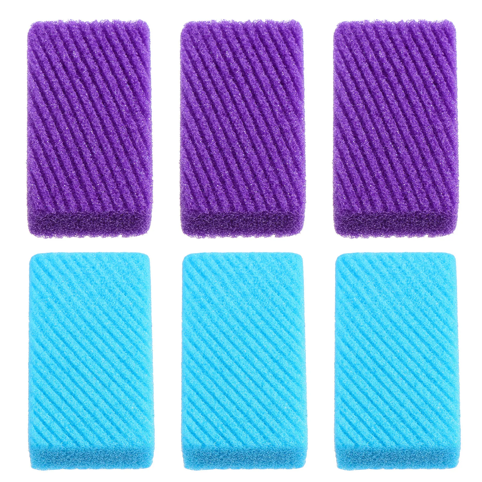 6Pcs Foot Pumice Stone Callus Remover Pedicure Tools Dead Skin Scrubber Exfoliate Soft Feet File Care Tools Pumice Stone