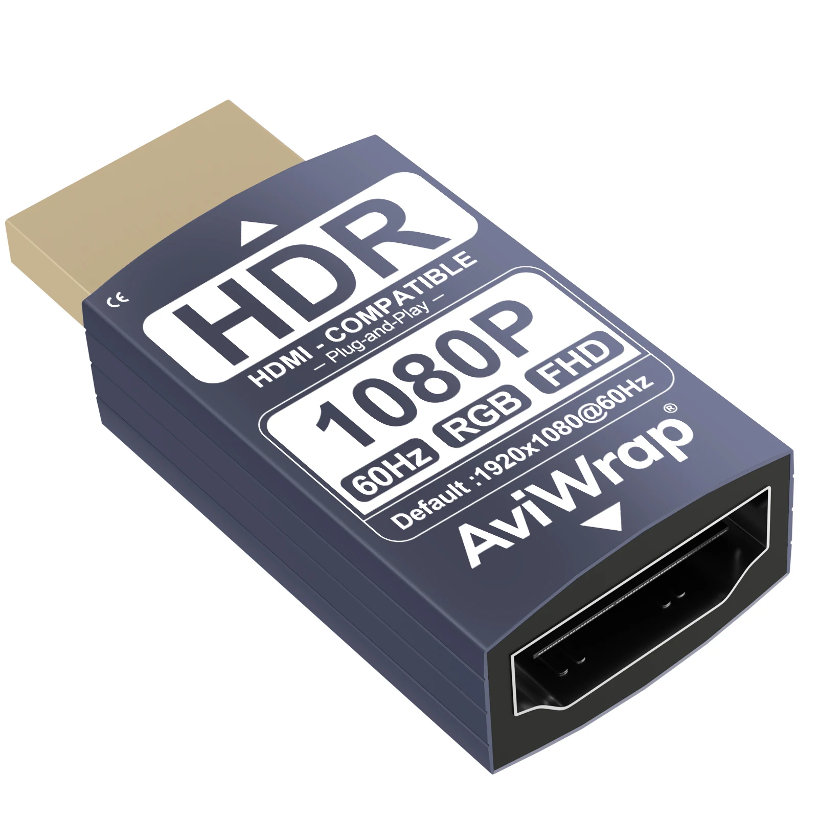 HDMI EDID Emulator Passthrough,1080p@60Hz Virtual Display,Reliable EDID Manager for HDMI Extender,KVM,AV Receiver & Splitter