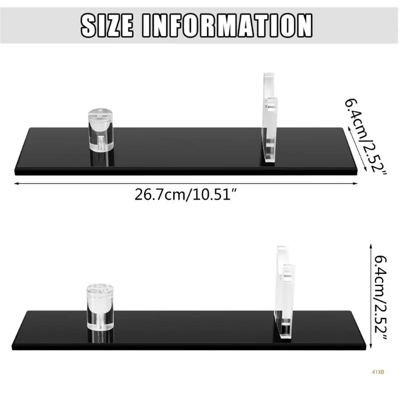 41XB Knives Display Stand Acrylic Knife Display Support Frame Collectible Rack for Displaying Fruit Knife Cutter Kitchen Home