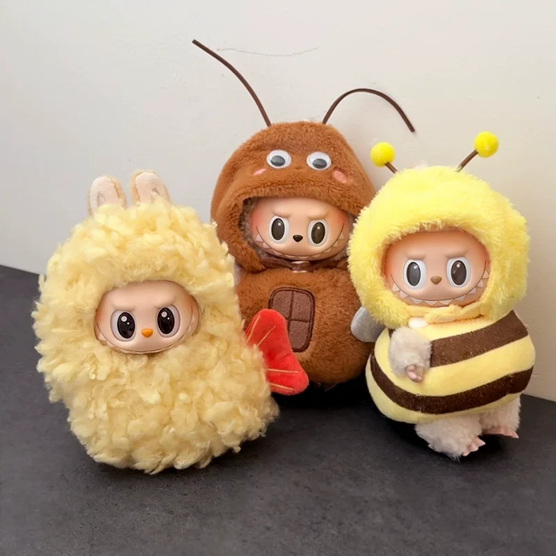 

Labubu Doll Clothes 15/17cm Baby Clothes Fashion Tempura Fry Shrimps Set Kawaii V1 V2 V3 Doll Clothing Accessories No Dolls