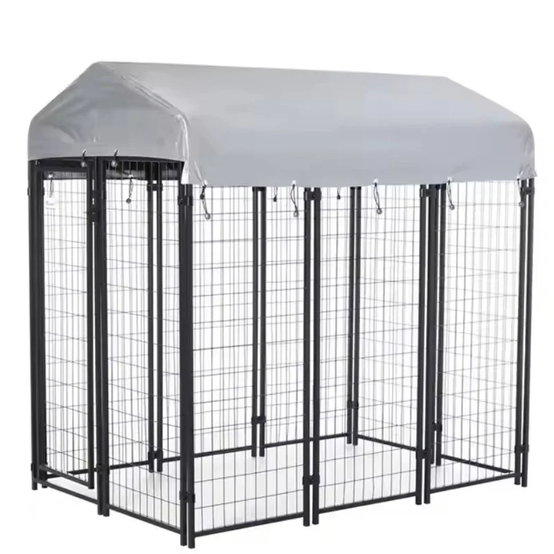 

Heavy Duty Dog Fence Large Outdoor Oxford Canopy Breeding Cage Medium Large Dog Rain Protection Sun Protection Pet Cage