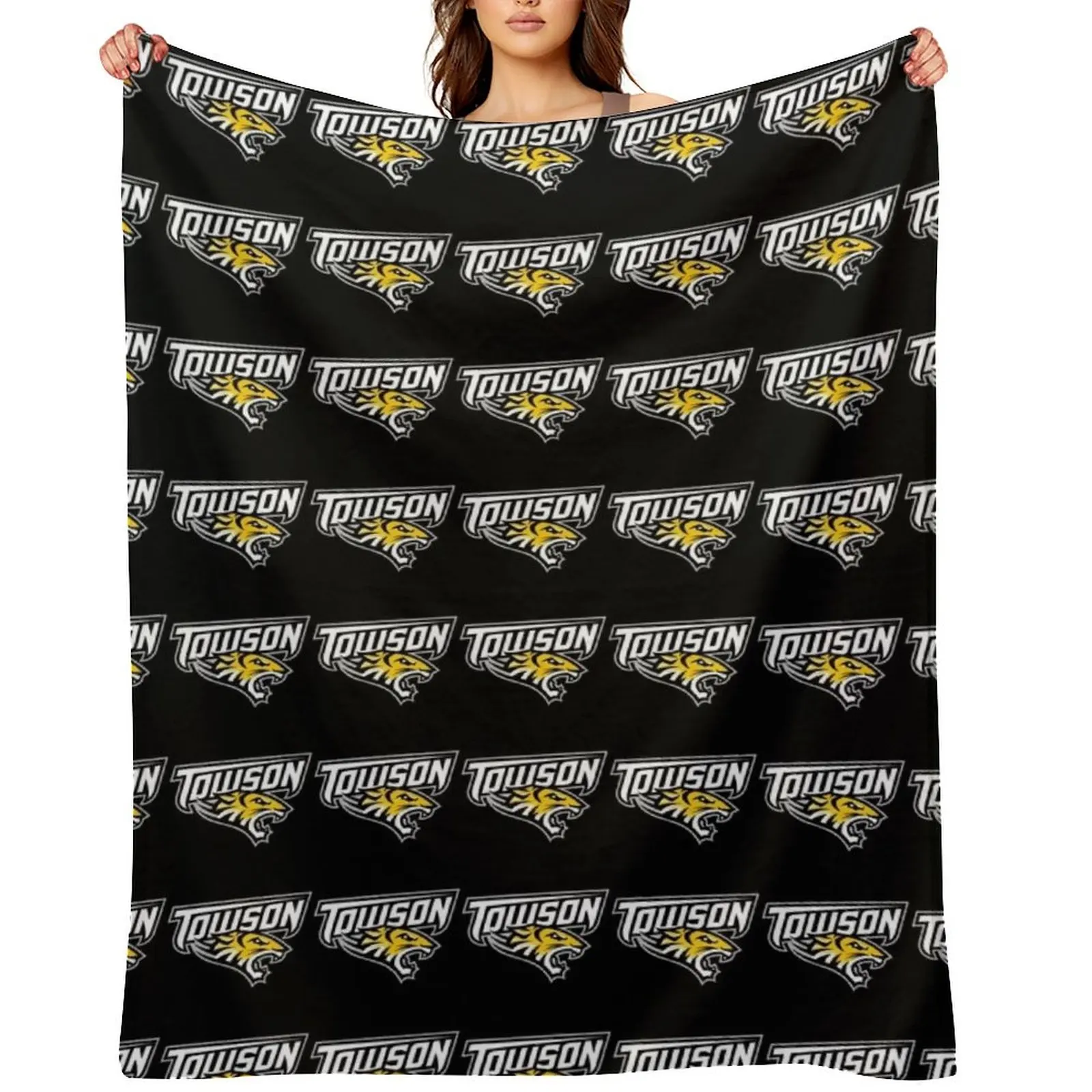 Towson Tigers Throw Blanket Sofa Throw Fashion Sofas manga wednesday Thin Hair Blankets