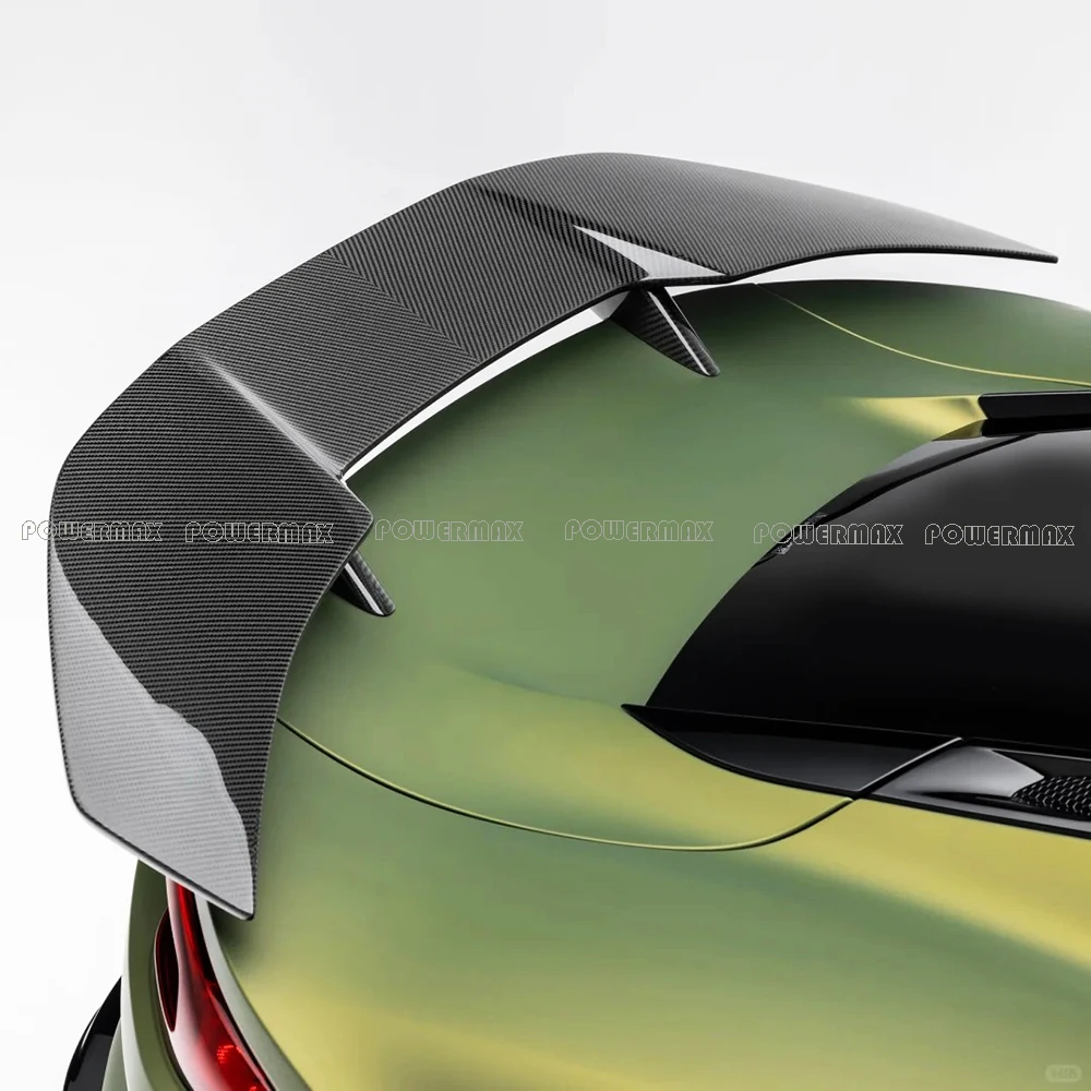 Dry Carbon Fiber V Style Rear Wing Spoiler for Lotus Emira 2021+ Rear Trunk Spoiler Exterior Trim
