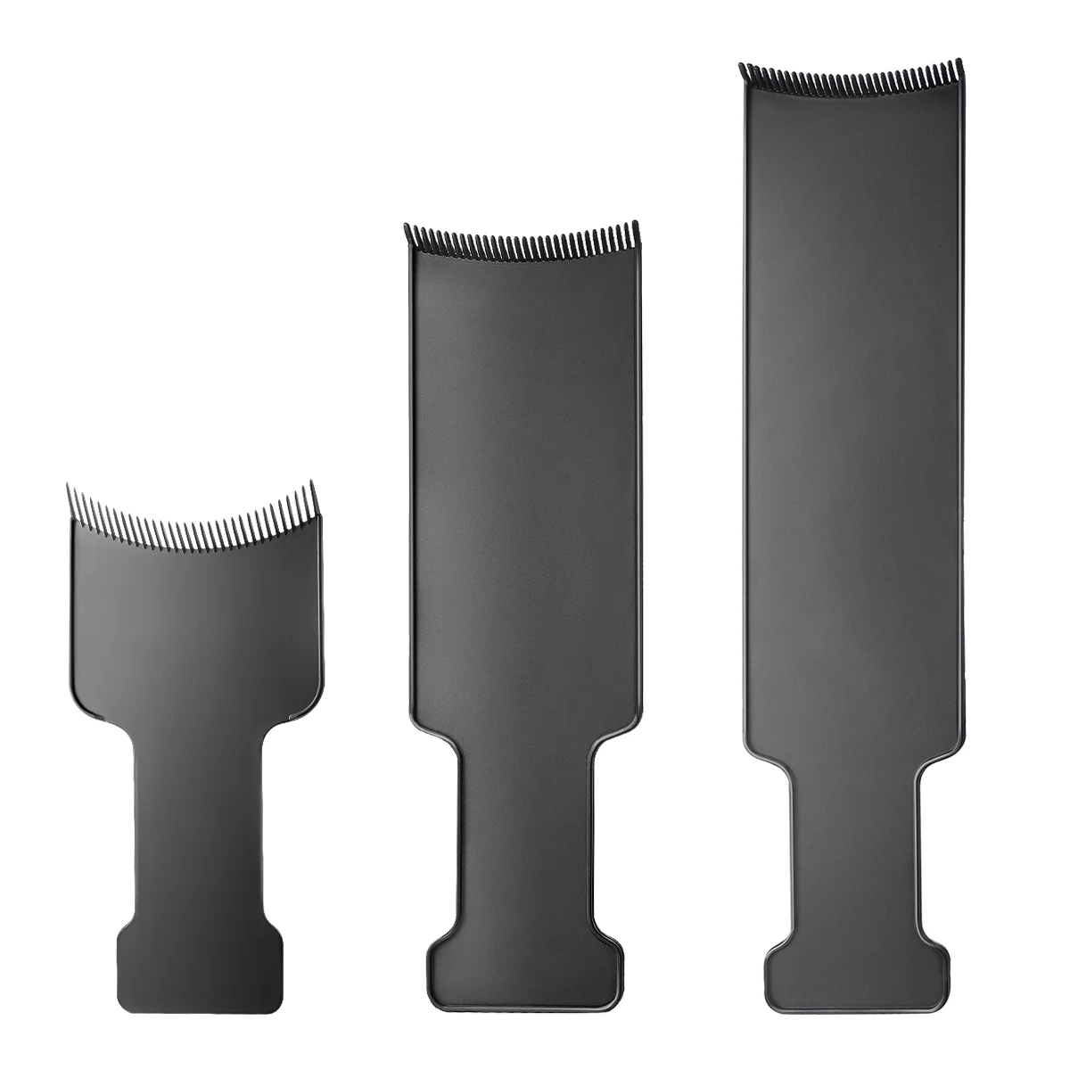 

3pcs Long Board Hair Coloring Comb Hairbrush for Dyeing DIY Hairdressing Tint Hair Brush Tool (Black)