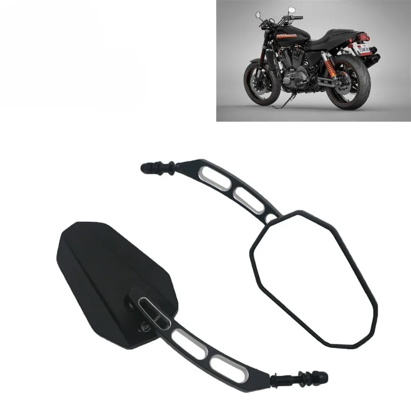 

Motorcycle Rear View Rearview Side Mirrors Adjustable for Harley Touring Road King Road Glide Sportster 883 1200 Dyna Softail