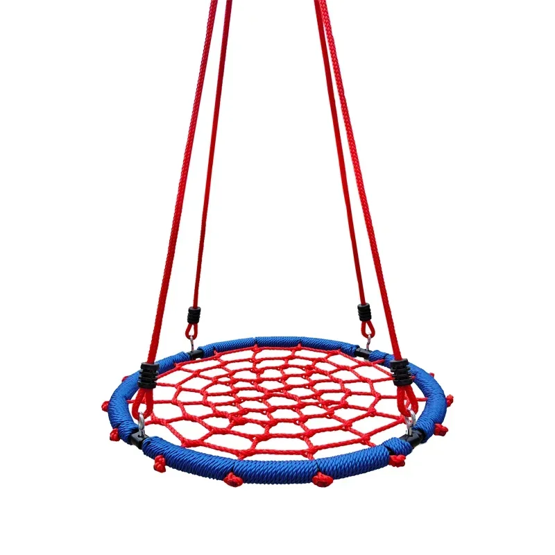 Children's Outdoor Round Swing Durable Play Equipment Multiplayer Swing Outdoor Courtyard Bird's Nest Disc Lanyard Swing