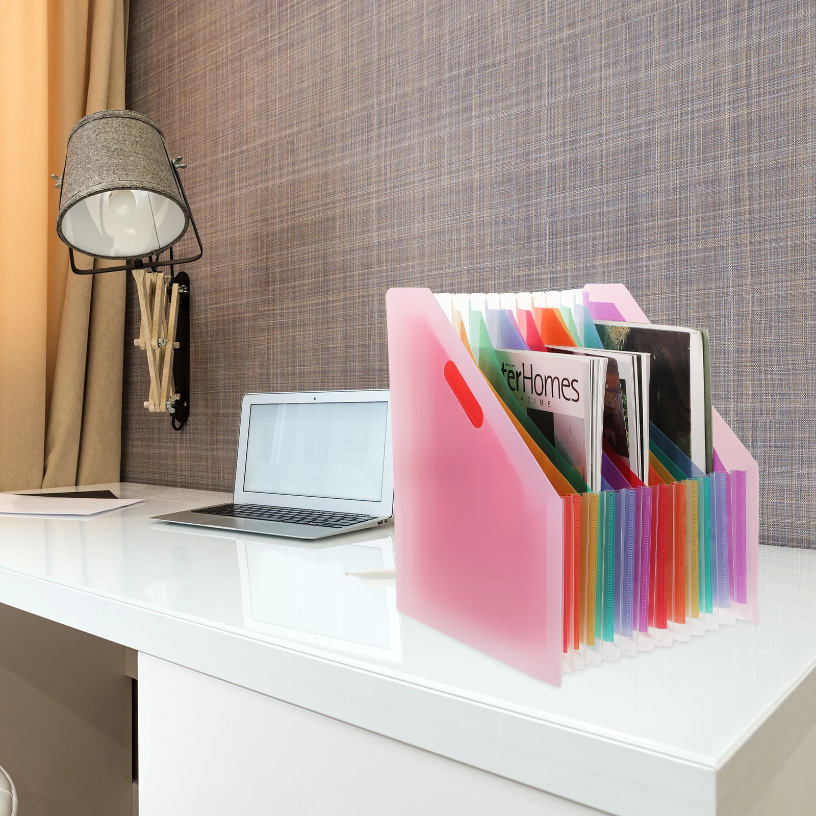 

Large Capacity Organ Bag Organization Accordion Folders Manager File Organizer Vertical Office Plastic Document