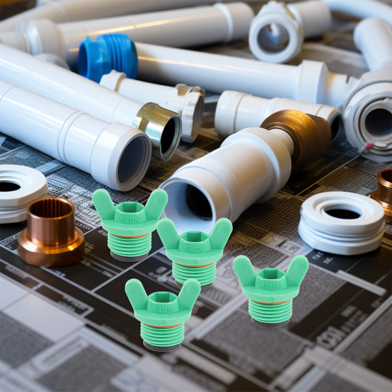 

10 Pcs Plastic Plug Thread Tubing Stopper Outdoor Hose Replaceable End Cap Plugs
