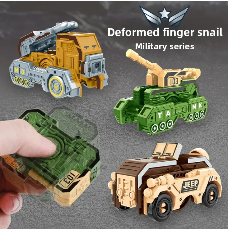 ชุดของเล่นทหารขายดี: ลูกข่างแปลงร่าง 2 โหมด - ของเล่นหมุนคลายเครียดสำหรับเด็ก