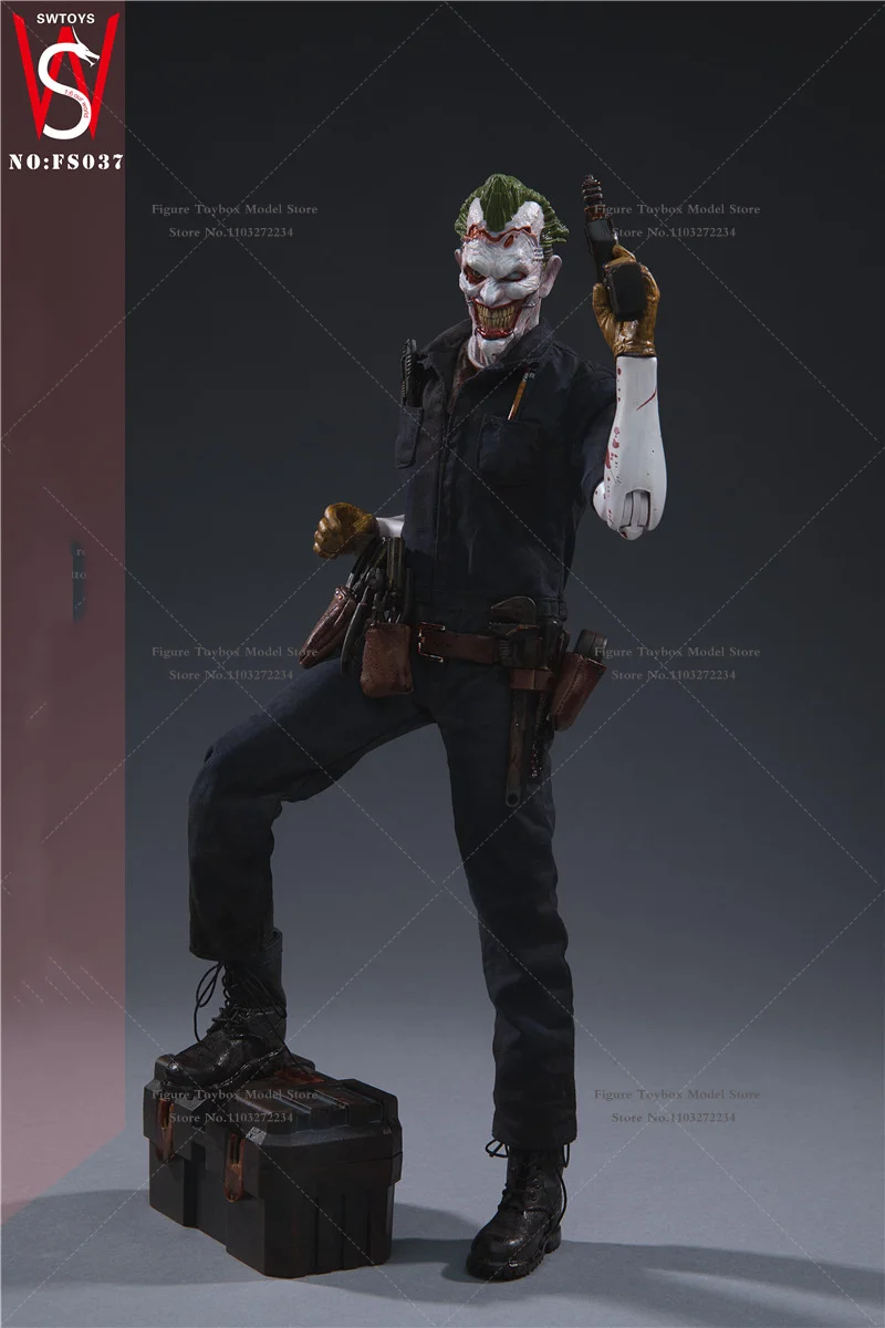 Limité FS037 1/6 échelle à collectionner horreur Clown figurine bande dessinée méchant délicat Mini 12 "ensemble complet SWTOYS Figurine modèle