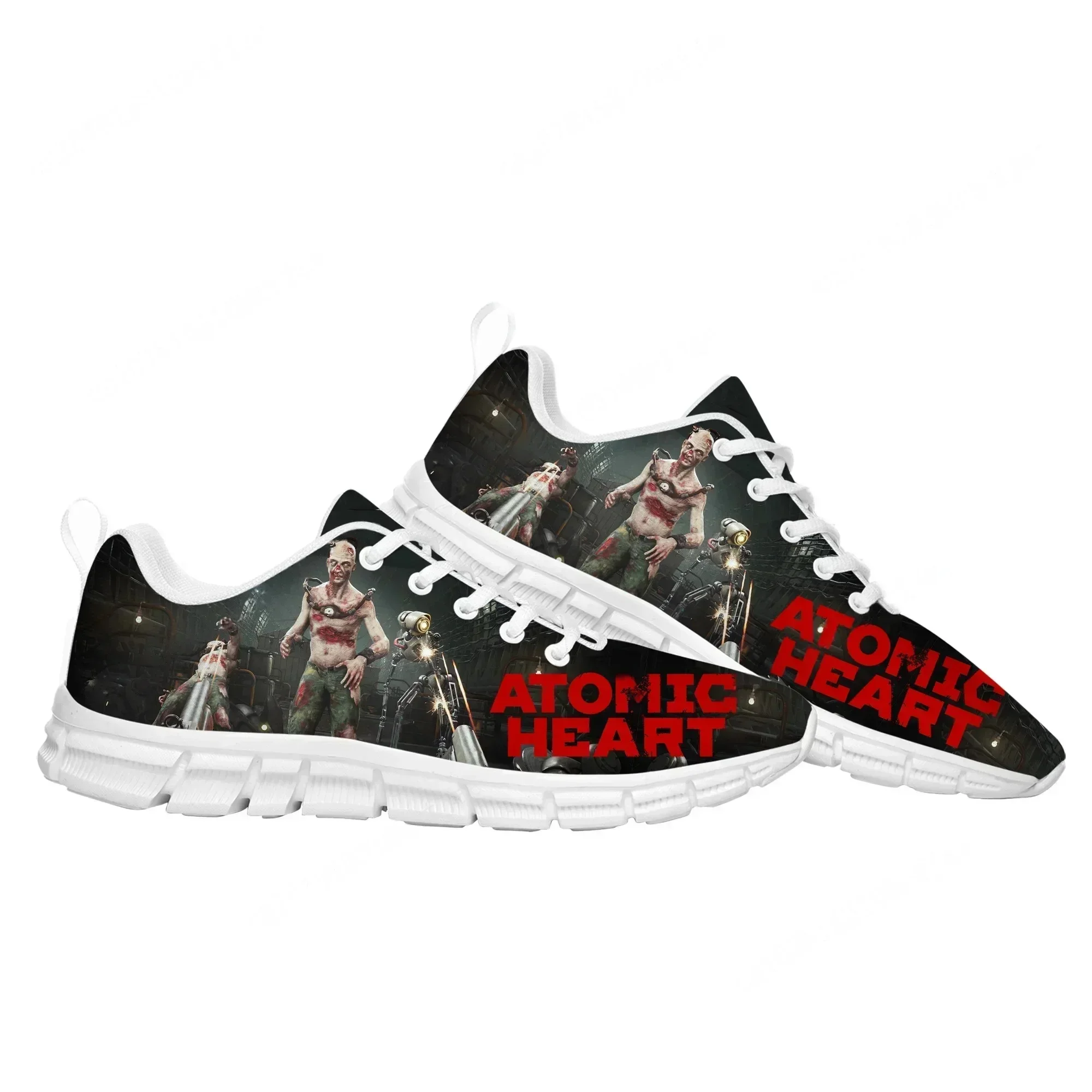 

Atomic Heart Sports Custom Shoes Cartoon Game Mens Womens Sneaker Tailor Made Couple Built Shoes