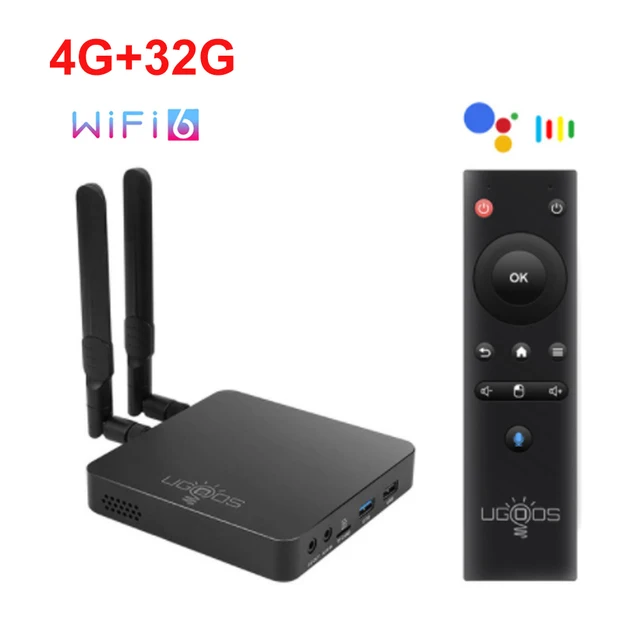 UGOOS AM6B PLUS TV Box 4GB 32GB Amlogic S922X-J 2,2 GHz Android 9