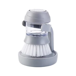 Kitchen Cleaning Brushes Dish Washing Tool Soap Dispenser Refillable Pans Cups Bread Bowl Scrubber Kitchen Accessories Gadgets