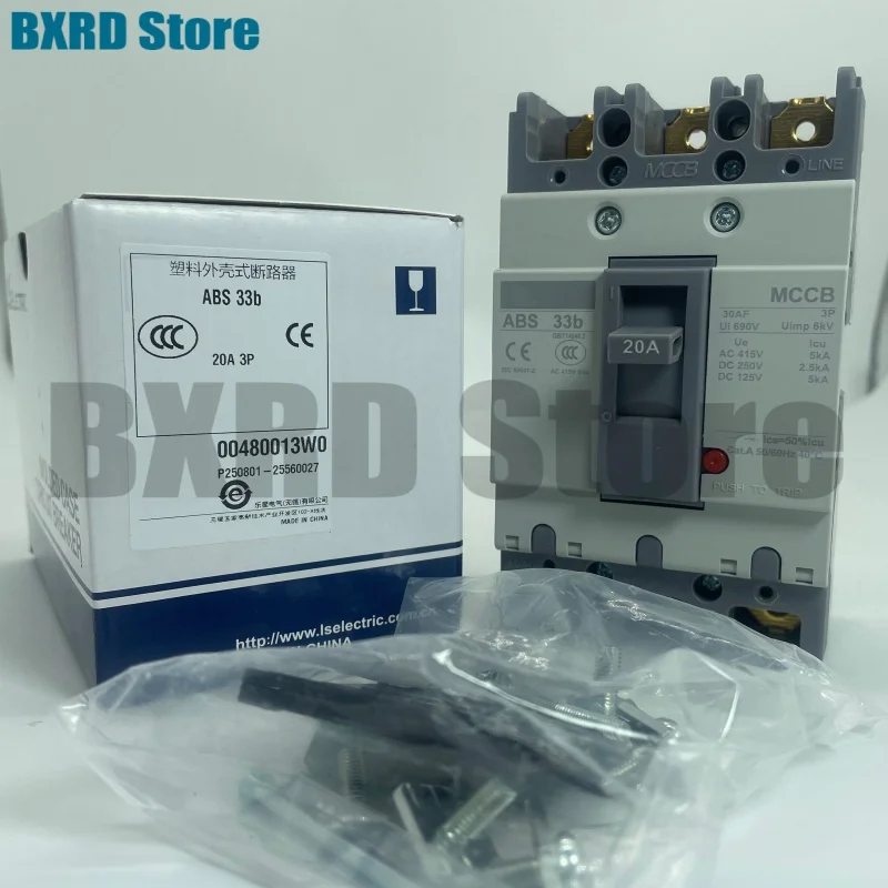 エアスイッチabs33b-3p-10-15-20-30a新品およびオリジナル