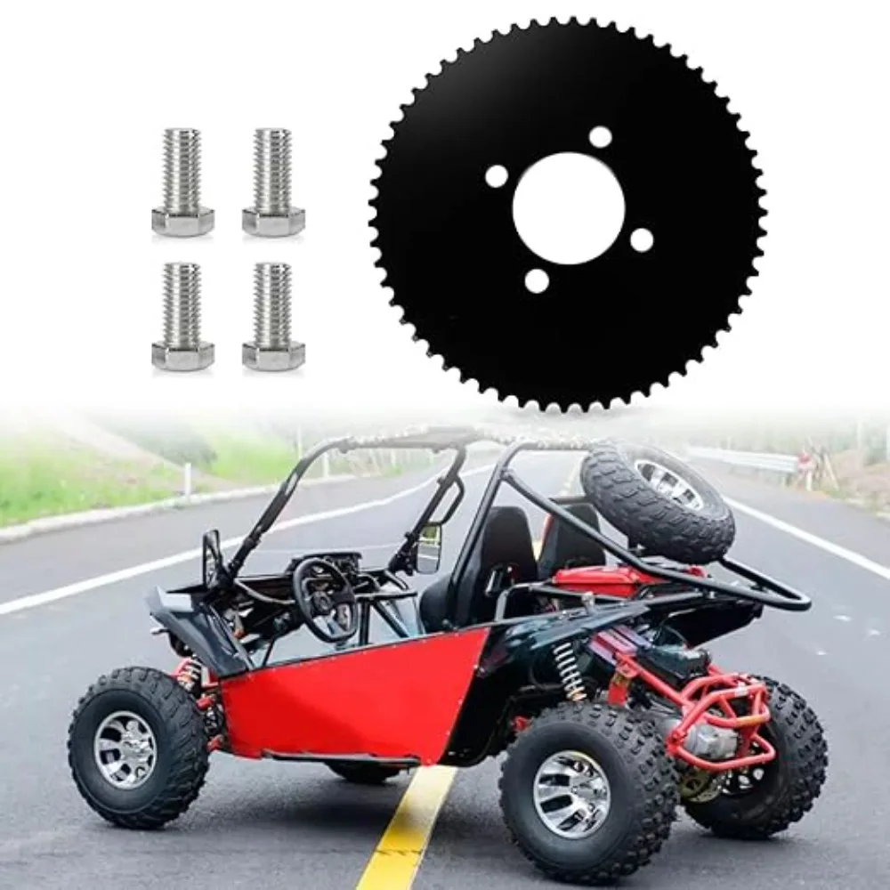 

Go Kart Sprocket 35 Chain 60T Go Kart Sprocket Rear Drive Sprocket Replacement for 79cc 212cc 420cc Mini Bike Go Cart Kart