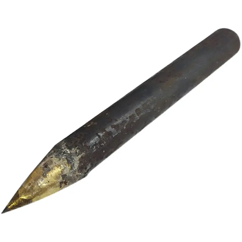 Handmade shadow carving chisel Hui'an stone carving hemp point tool carbide tungsten steel chisel bold type