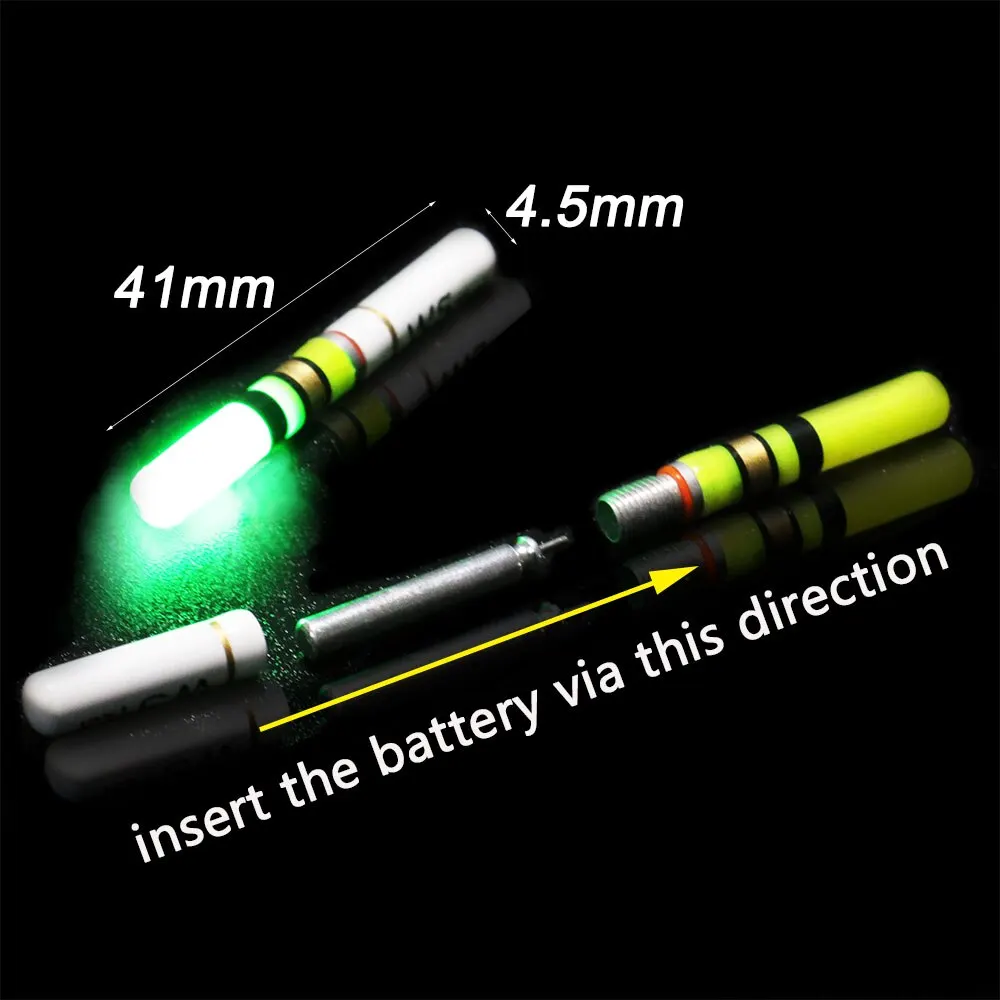 Fishing Float Light USB Charger CR322 3V Lithium Battery Kit Pesca Electronic LED Night Bright Fluorescent Lamp Luminous Buoy