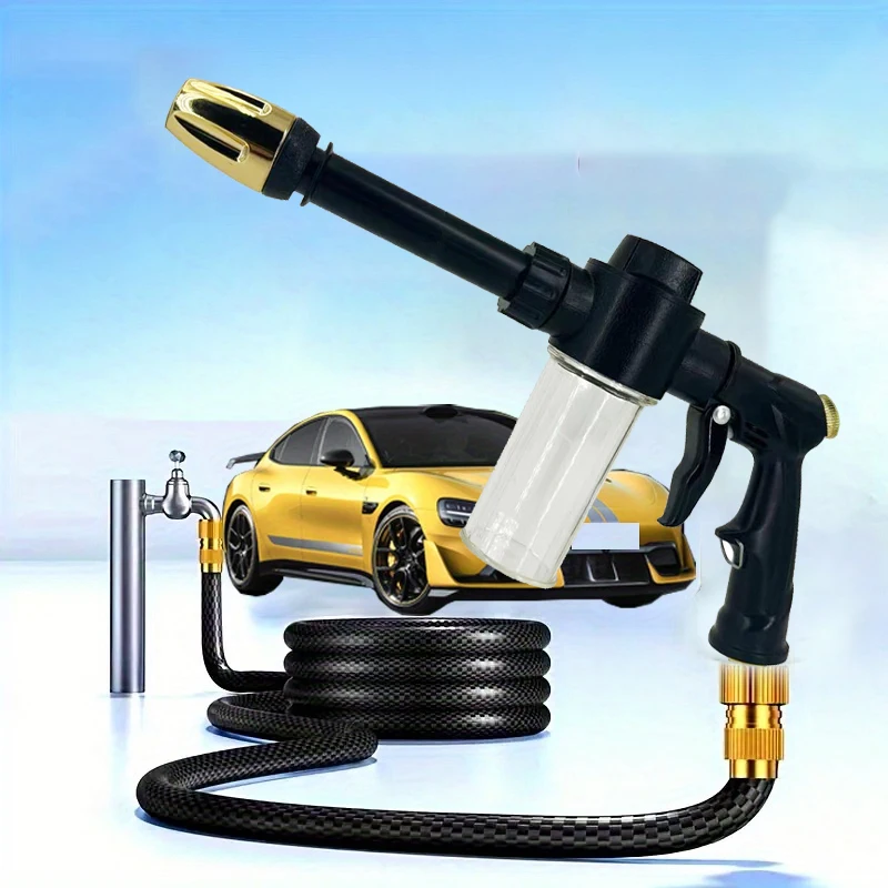 High Pressure Washer Gun Foam Cannon Garden Sprinkler Sprayer Car Cleaning Tool Kit Auto-Detailing Car Wash Accessories ﻿