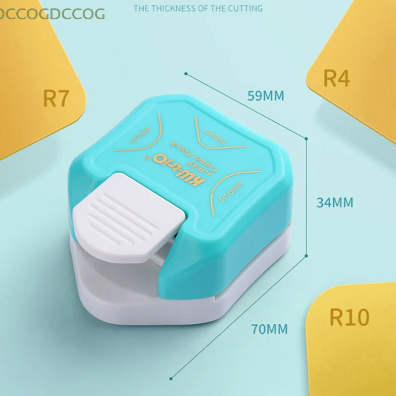 3 in 1 Corner Rounder Punch  Paper Craft Laminate DIY with 3 Way Corner Cutter