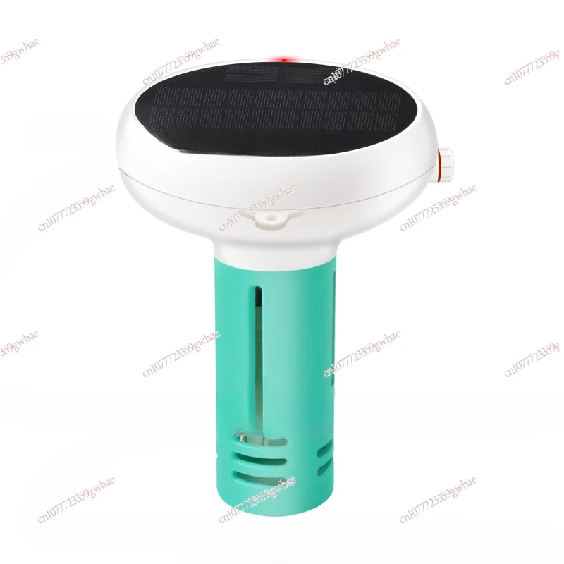 Intelligent Solar Pool Residual Chlorine Detector 7-in-1 PH/EC/ORP/salinity Fish Tank Water Quality Detector