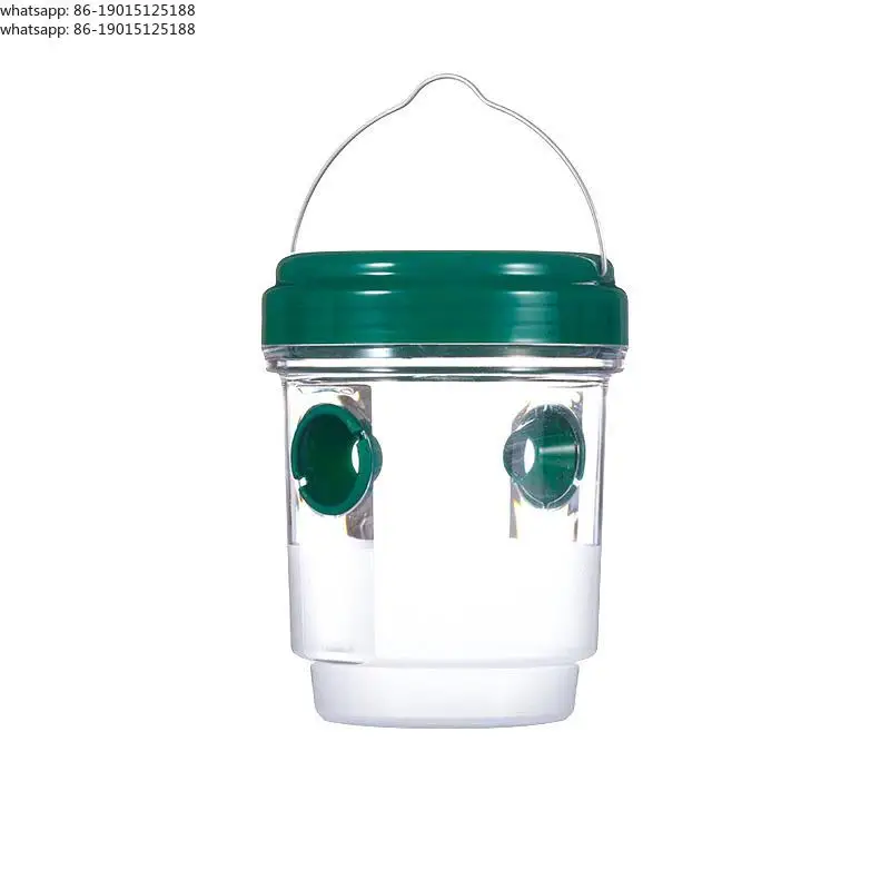 Solar-Powered Wasp & Fruit Fly Trap Outdoor Insect Catcher for Orchard, Garden, and Home (Bee-Safe Design)