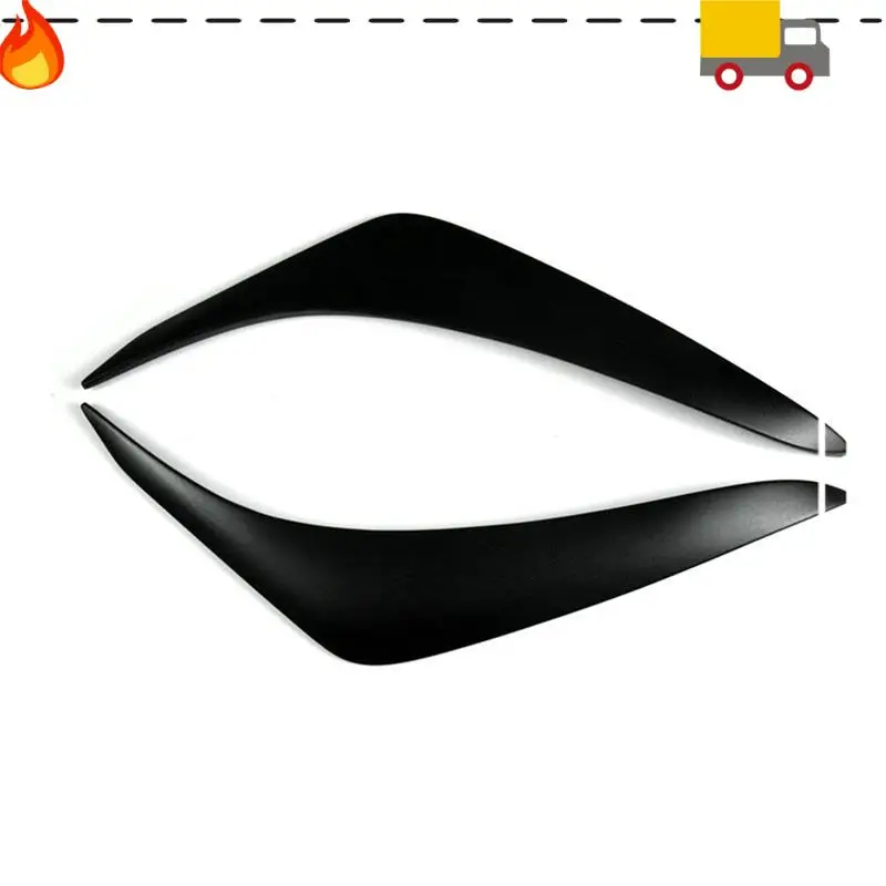 

Car Front Headlight Eyebrow Head Light Eyelid Eyebrow Resin Trim For Toyota Prado 2700 4000 2014-2017
