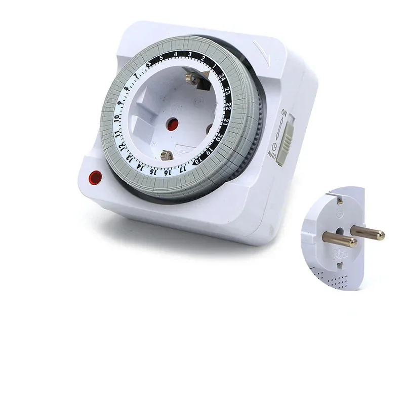 AliExpress Other EU Plug 24-Hour Mechanical Timer Switch Smart Countdown Indoor Socket Automatic Power-Off Cycle Timing Switch